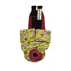 Green Flower Escape-Proof Washable Dog Diaper Overall