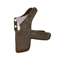 black dotted coat – side