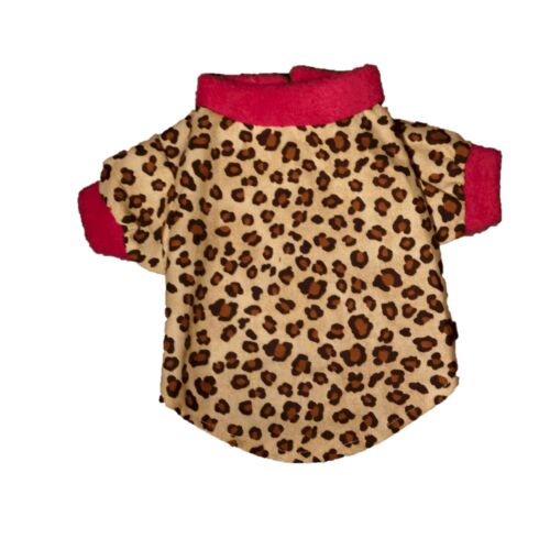 cheetah shirt xs - back