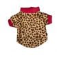 cheetah shirt xs - back