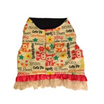 Skeleton Figures Harness with Lace Skirt