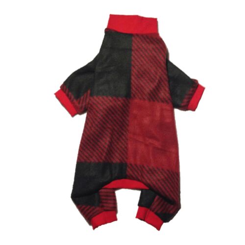 flannel fleece pajama - back flannel fleece pajama - back