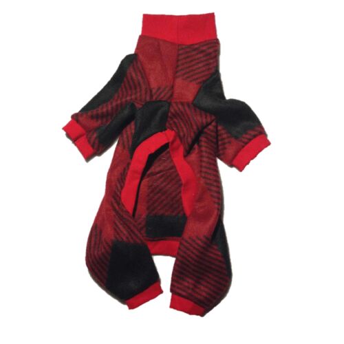 flannel fleece pajama - front flannel fleece pajama - front
