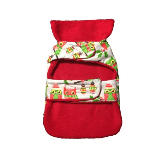 holiday owl coat - front holiday owl coat - front