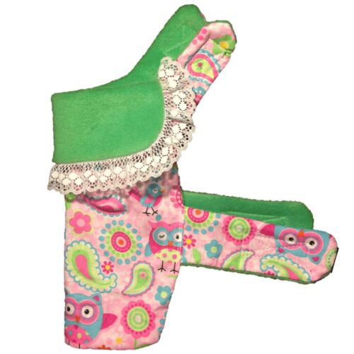 owl ruffle coat - side owl ruffle coat - side