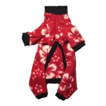 red hibiscus pajama 2 – front