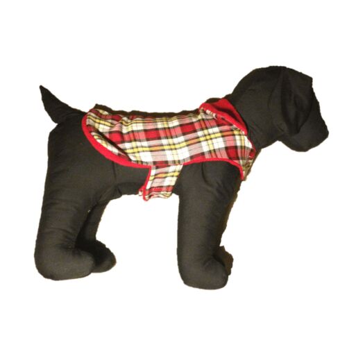 red plaid coat - model red plaid coat - model