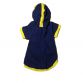 sport hoodie s blue - back