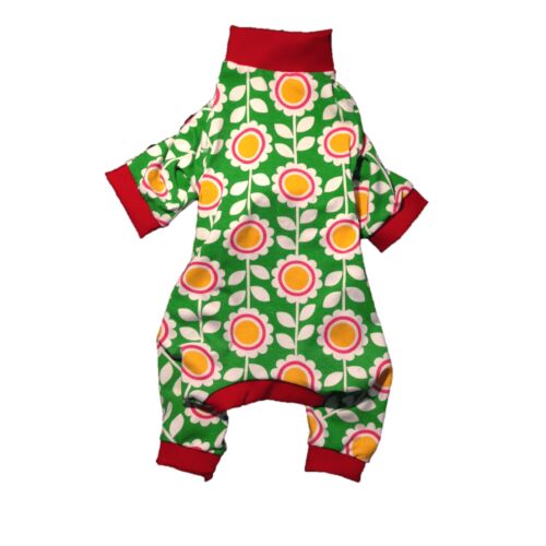 sunflower pajama - back sunflower pajama - back