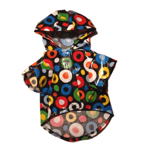 polka dot rain coat - front polka dot rain coat - front