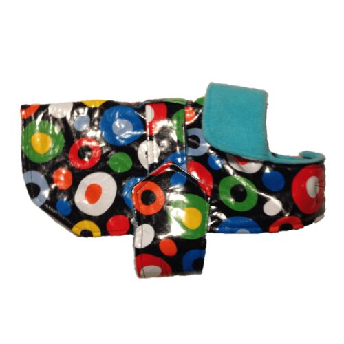 polka dot slicker blazer coat - side polka dot slicker blazer coat - side