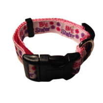 Dog Collar made from Big Sister fabric