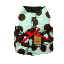 Brown Polka Dot Dog Dress