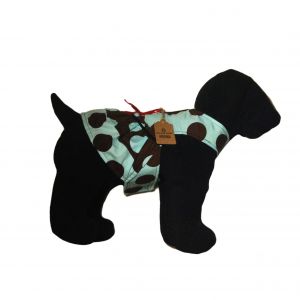 Brown Polka Dot Dog Dress