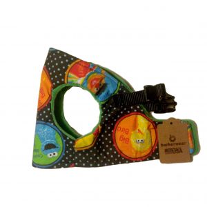 Dog Walk-in Harness made from Sesame Street fabric
