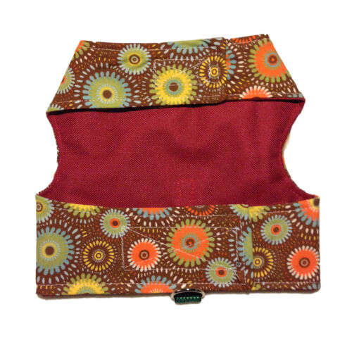 flower harness brown - back flower harness brown - back