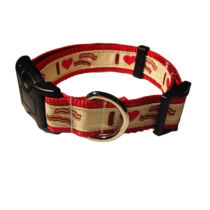 I Heart Bacon Collar