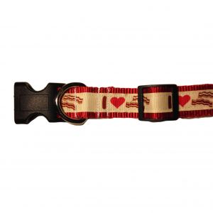 I Heart Bacon Collar