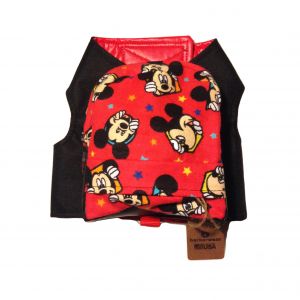 Dog Backpack Barkerpack made from Mickey Mouse fabric