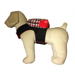 Dog Backpack Plaid Barkerpack