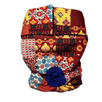 Flower Tiles Cat Diaper