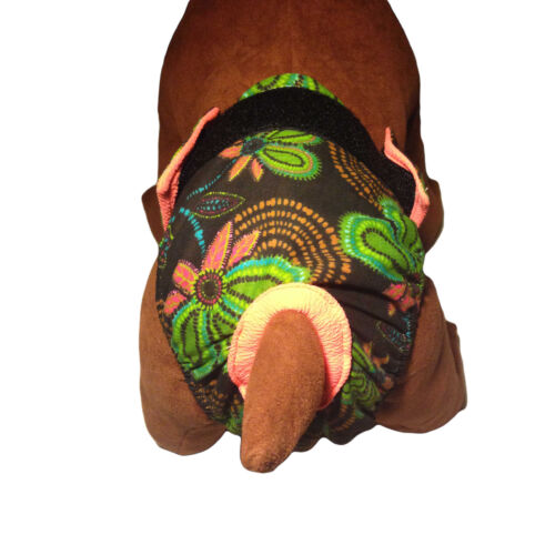 blacklight flower diaper - model 2 blacklight flower diaper - model 2