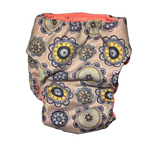 blue blossom diaper - back blue blossom diaper - back