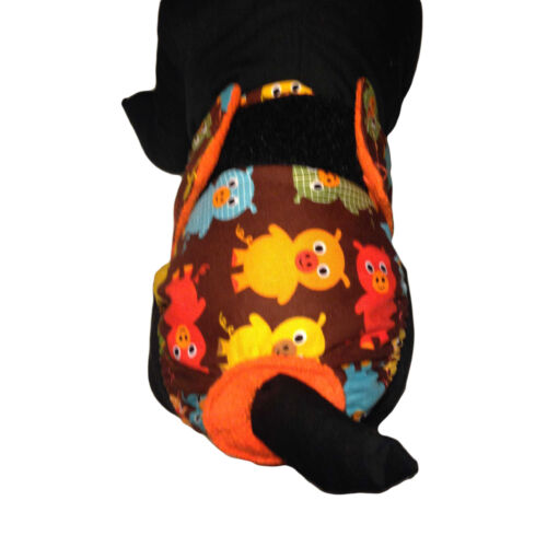 brown happy pigs diaper - model 2 brown happy pigs diaper - model 2