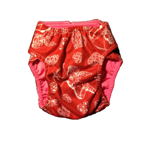 cupid heart diaper - back cupid heart diaper - back