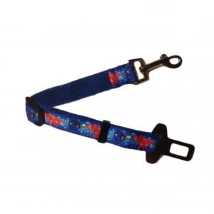 Adjustable Car Safety Belt for Dogs made from Finding Nemo fabric