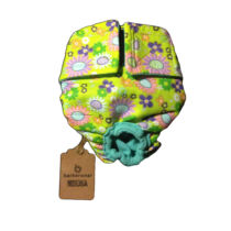 Flower on Green Premium Waterproof Dog Diaper
