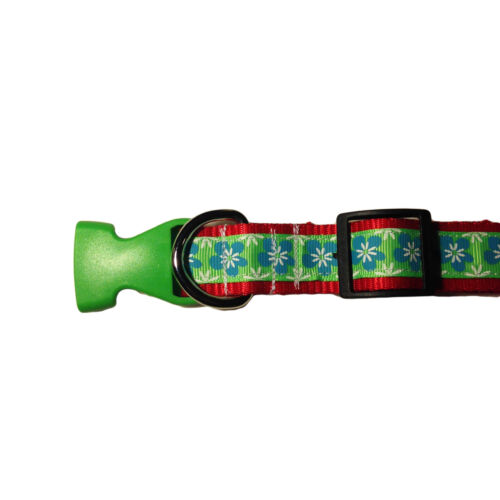 green flower collar - band green flower collar - band