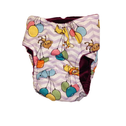 happy animals and balloon diaper - back happy animals and balloon diaper - back