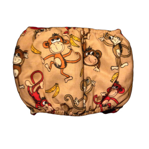 happy monkey and bananas belly band - back happy monkey and bananas belly band - back