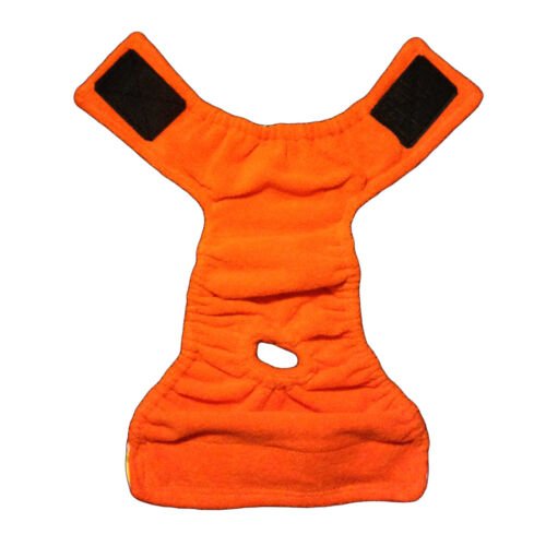 orange diaper backing