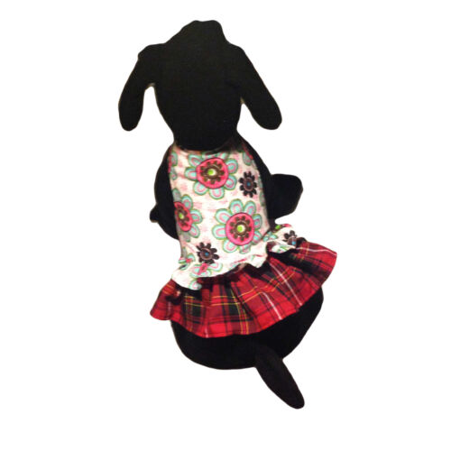 passion flower dress with london plaid lace - model 2 passion flower dress with london plaid lace - model 2