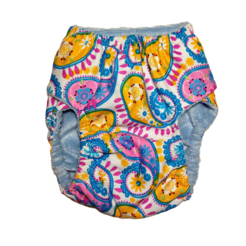 pastel paisley diaper - back pastel paisley diaper - back