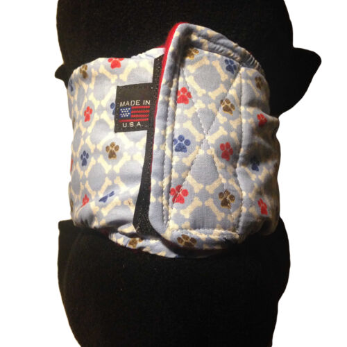 paws and bones belly band - model 2 paws and bones belly band - model 2