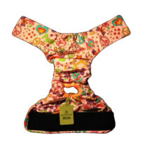 peace and love diaper – open