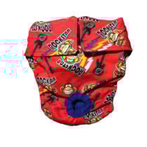 Red Monkey Rockstar  Cat Diaper
