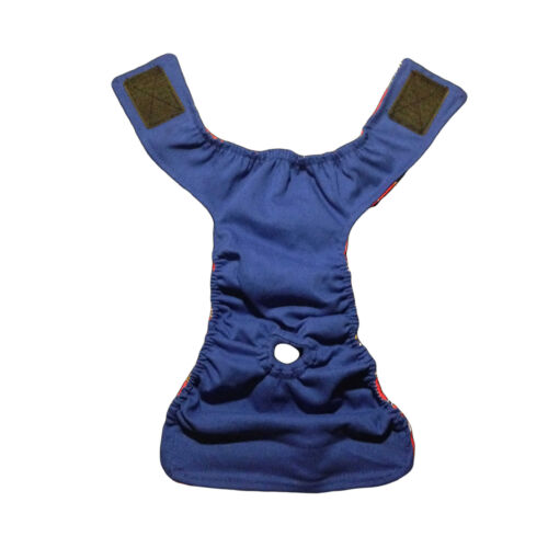 red monkey rockstar diaper -full back red monkey rockstar diaper -full back