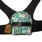swirly square backpack - open