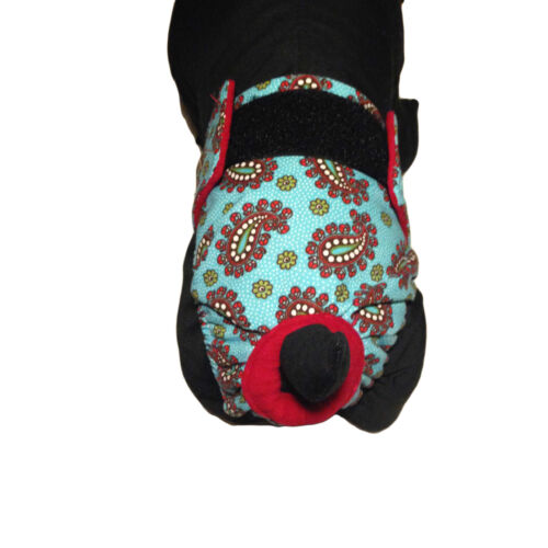 teal paisley 2 diaper - model 2 teal paisley 2 diaper - model 2