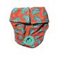 teal paisley diaper