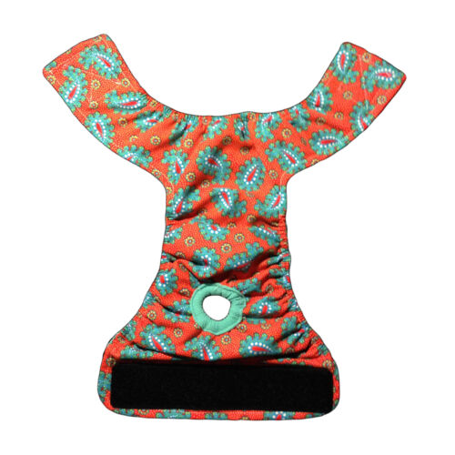 teal paisley diaper - full teal paisley diaper - full