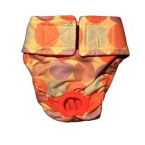 Watercolor Dots Washable Dog Diaper