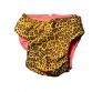 yellow leopard diaper - back
