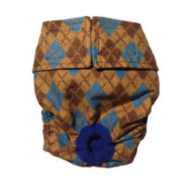 Argyle Washable Dog Diaper