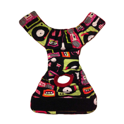 black music lover diaper - full black music lover diaper - full