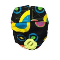 Splendid Color Circle Dot Washable Dog Diaper